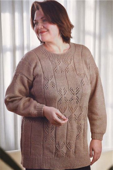 Pullover mit Ajourmuster