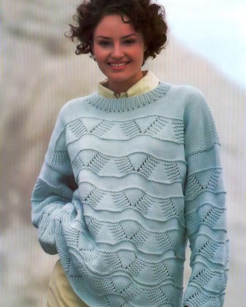 Pulli mit Krausrippen