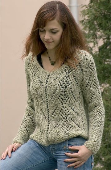 Pullover mit Ajourmuster