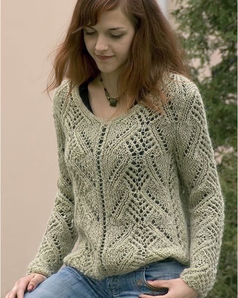 Pullover mit Ajourmuster