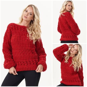 Pullover im Mustermix