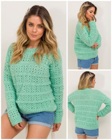 Pullover mit Fantasiemuster