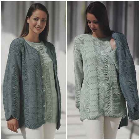Pullover mit Patent- und Karomuster