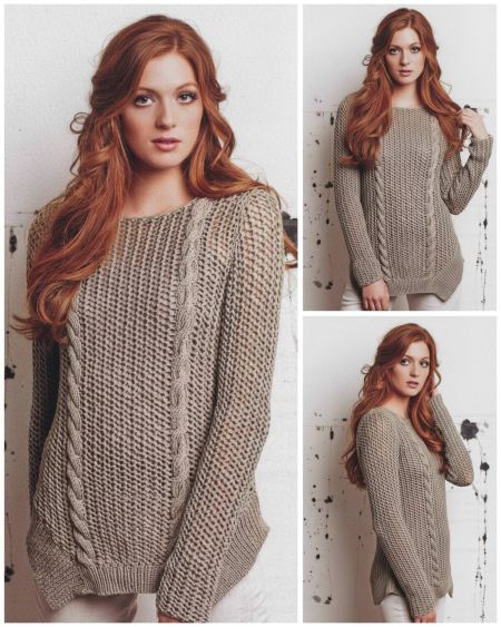 Pullover mit Zipfelsaum