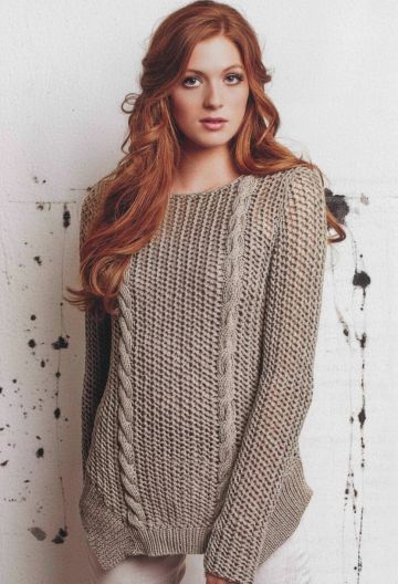 Pullover mit Zipfelsaum