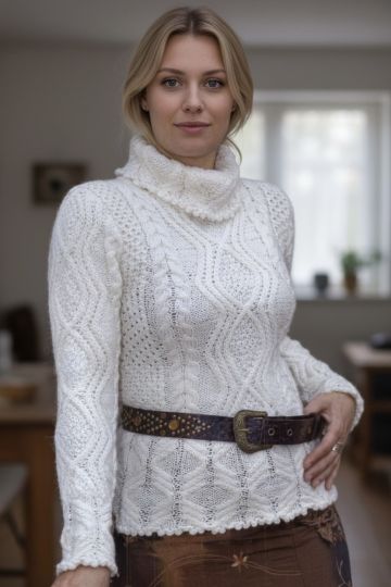 Pullover mit Reliefmuster
