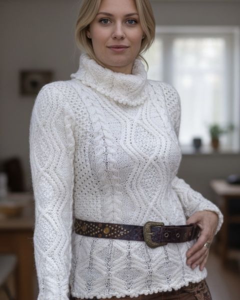 Pullover mit Reliefmuster