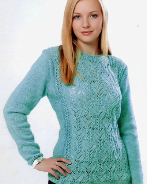 Pullover mit Ajourmuster