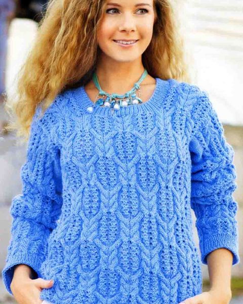 Pullover mit Fantasiemuster