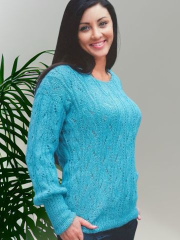 Pullover mit Ajourmuster