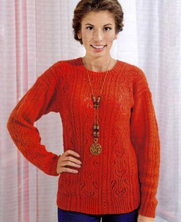 Pullover im Fantasiemuster