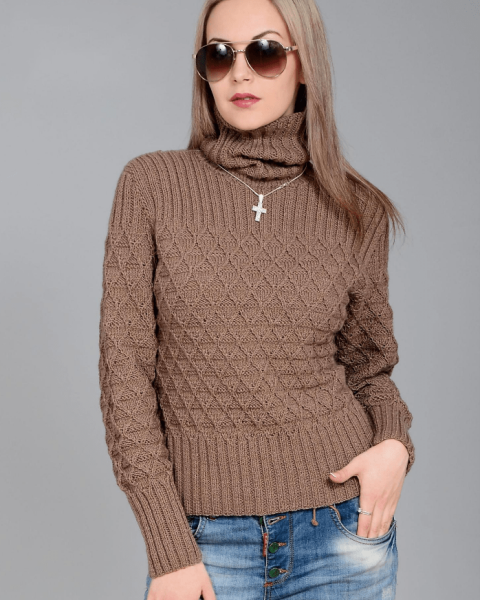 Pullover mit Rautenmuster