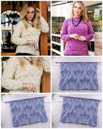 Pullover mit Fantasiemuster
