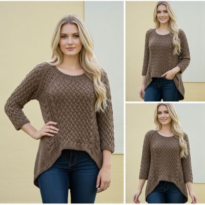 Pullover mit seitlichen Schrägen